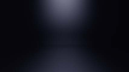 Empty podium or pedestal display on white background with stand concept. Blank product shelf standing backdrop. 3D rendering