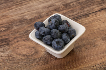 Ripe sweet tasty blueberries heap