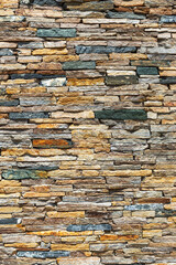 Wall built of natural stone. Can be used as background. Great background or texture.