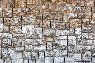 Wall built of natural stone. Can be used as background. Great background or texture.
