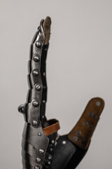 Reconstruction of Renaissance plate gauntlets for tournaments of medieval knights