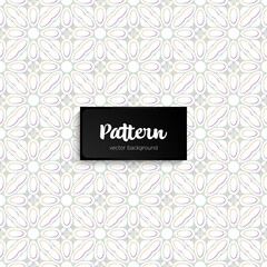 Ornate floral seamless texture, endless pattern