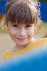 cute girl on the playground