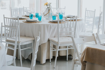 montaje de mesa almuerzo cena boda 