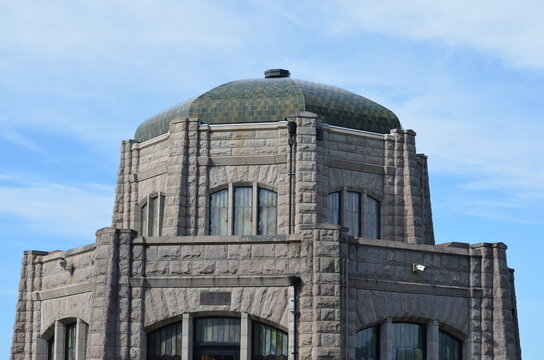 Vista House. Museum In Multnomah County, Oregon