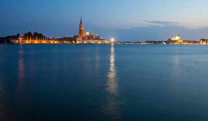 Fototapeta na wymiar Venice at sunset - Stock Image