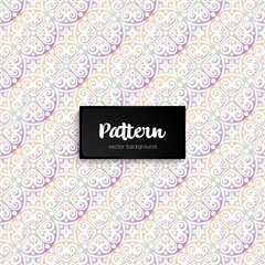 Ornate floral seamless texture, endless pattern