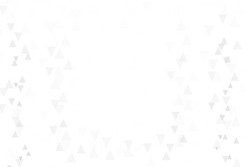 Obraz premium Light Gray vector backdrop with lines, triangles.
