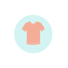 T-shirt, shirt icon vector. Clothing symbol.