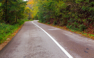 Fototapeta premium Empty road
