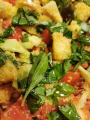 Cucina tipica Toscana panzanella 