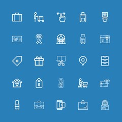 Editable 25 tag icons for web and mobile