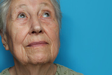 Senior Woman Relaxing In Chair