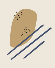 Abstract art background vector