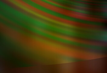 Dark Green, Yellow vector abstract bright template.