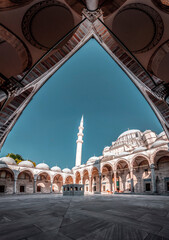 Fototapeta premium Suleymaniye Mosque, located on the Third Hill of Istanbul