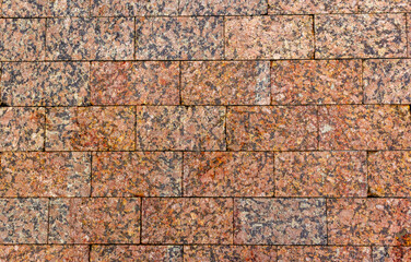 Natural texture of marble with high resolution. Glossy slab marble texture of stone. Seamless Texture of Rectangular Paving Slabs. Outdoor marble tiles laid on the street. Facing tiles. Paving slabs.