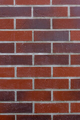 Architecture. Home design. Red brick wall background. Red brick wall background texture with high resolution details. Red brick background widescreen. The design of the office.