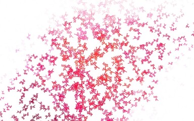 Light Purple vector natural artwork with branches.