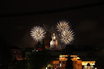 Fireworks in Moscow