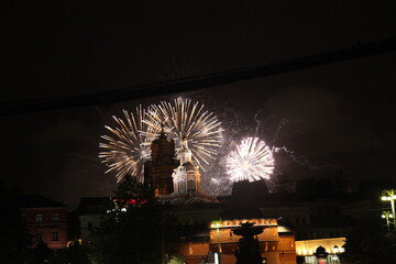 Fireworks in Moscow