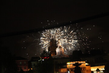 Fireworks in Moscow