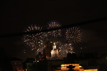 Fireworks in Moscow