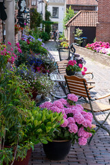 Views of little ancient town with big history Buren, Gelderland, Netherlands