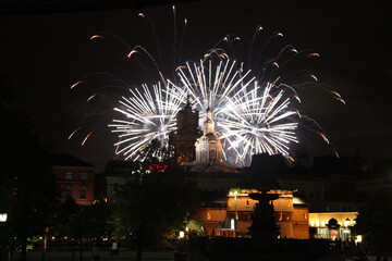 Fireworks in Moscow