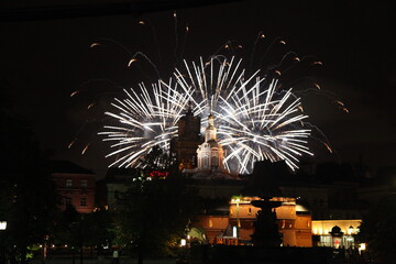 Fireworks in Moscow