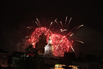 Fireworks in Moscow