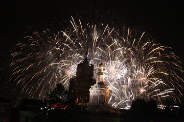 Fireworks in Moscow