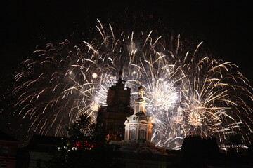 Fireworks in Moscow