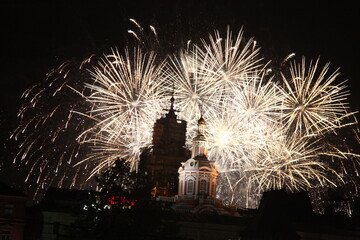 Fireworks in Moscow
