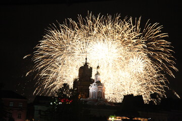 Fireworks in Moscow