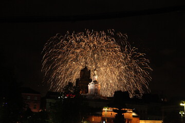 Fireworks in Moscow