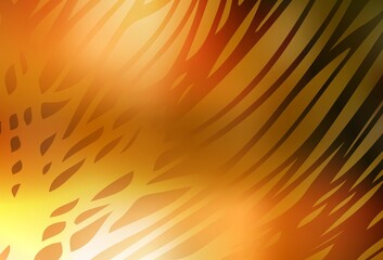 Light Orange vector abstract blurred background.