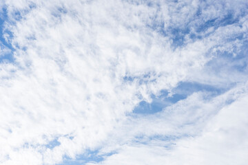 landscape of blue sky and clouds background 