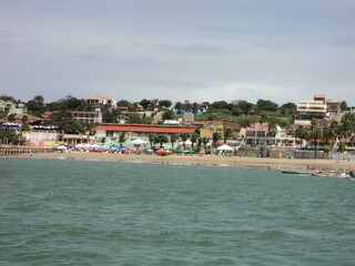 view of the sea and the beach