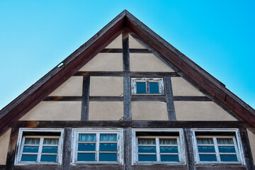 ancient architecture in the city Bad Wildungen in Germany