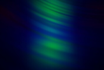 Dark Blue, Green vector blurred bright pattern.