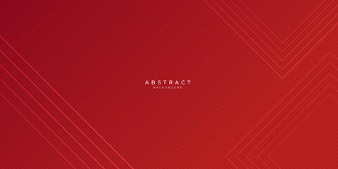 Modern red background with geometric triangle lines