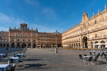 Fototapeta na wymiar Plaza Mayor, Salamanca, Spain