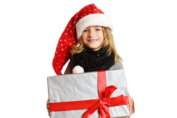 Kind hält Geschenk