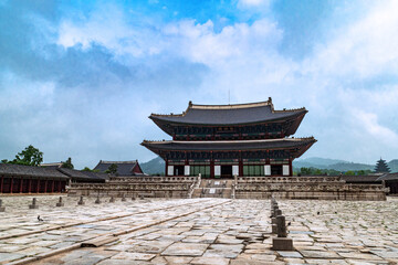 Geunjeongjean (Main hall) of Gyeongbokgung palace, Seoul Korea