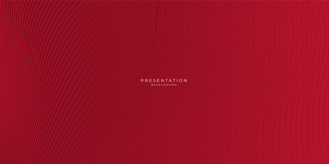 Modern business corporate red abstract wave curved background for presentation design