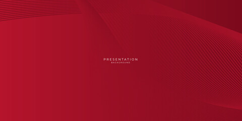 Vector abstract red wavy background. Curve flow motion