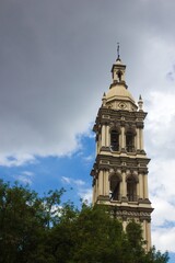 Fototapeta na wymiar Tower of the church.