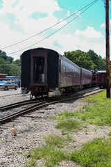 Obraz premium pociąg na kolei