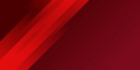 Abstract geometric red background